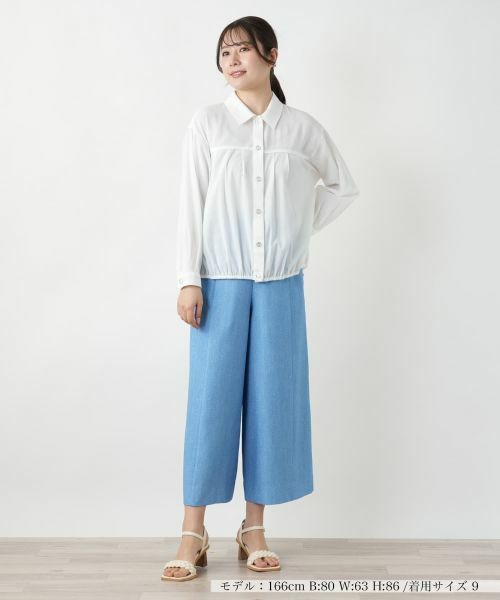 Leilian / レリアン シャツ・ブラウス | タックブラウス | 詳細4