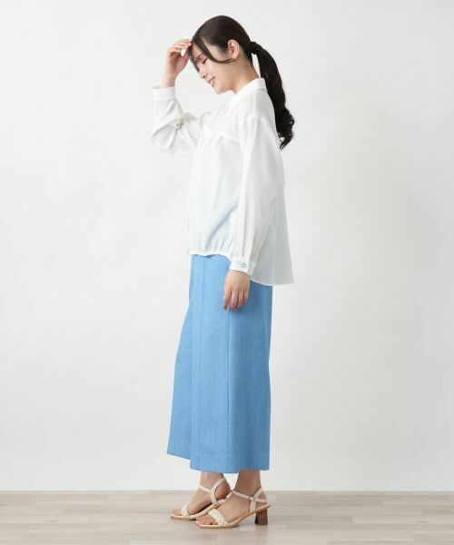 Leilian / レリアン シャツ・ブラウス | タックブラウス | 詳細5