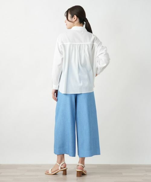 Leilian / レリアン シャツ・ブラウス | タックブラウス | 詳細6