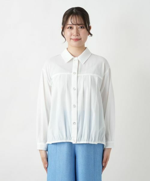 Leilian / レリアン シャツ・ブラウス | タックブラウス | 詳細7