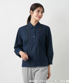 Leilian / レリアン シャツ・ブラウス | 透かしレースブラウス【Leilian WHITE LABEL】