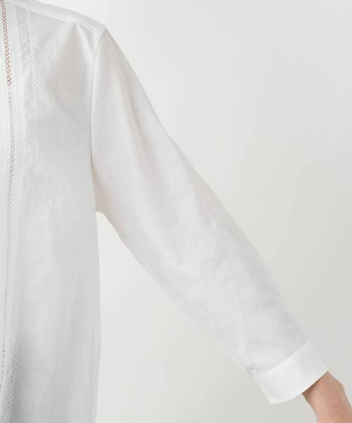 Leilian / レリアン シャツ・ブラウス | 透かしレースブラウス【Leilian WHITE LABEL】 | 詳細12