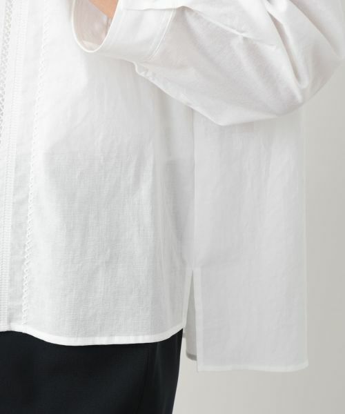 Leilian / レリアン シャツ・ブラウス | 透かしレースブラウス【Leilian WHITE LABEL】 | 詳細13