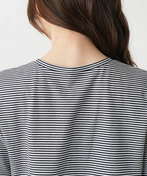 Leilian / レリアン Tシャツ | ナローボーダーTシャツ【Leilian WHITE LABEL】 | 詳細11