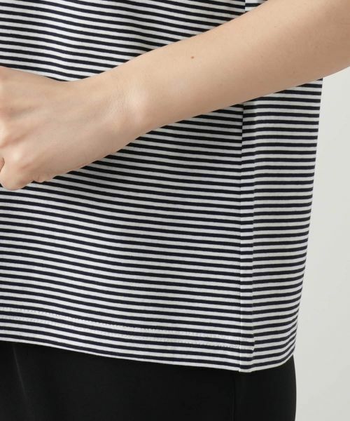 Leilian / レリアン Tシャツ | ナローボーダーTシャツ【Leilian WHITE LABEL】 | 詳細13