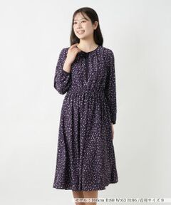 Leilian / レリアン ドレス | プリントフレアワンピース【Leilian WHITE LABEL】