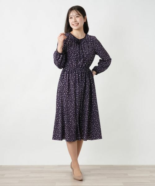 Leilian / レリアン ドレス | プリントフレアワンピース【Leilian WHITE LABEL】 | 詳細1