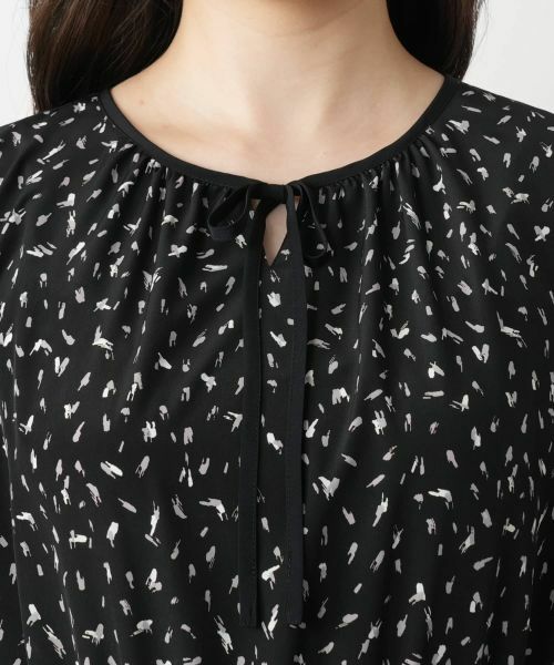 Leilian / レリアン ドレス | プリントフレアワンピース【Leilian WHITE LABEL】 | 詳細11