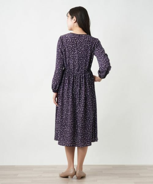 Leilian / レリアン ドレス | プリントフレアワンピース【Leilian WHITE LABEL】 | 詳細3