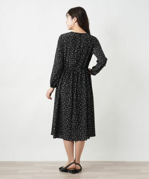 Leilian / レリアン ドレス | プリントフレアワンピース【Leilian WHITE LABEL】 | 詳細7