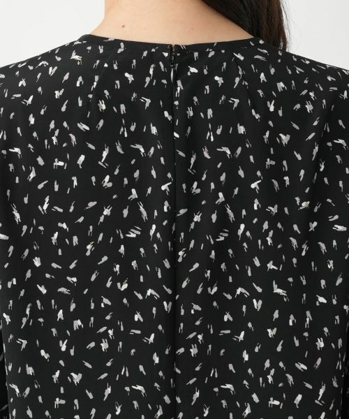 Leilian / レリアン シャツ・ブラウス | プリントクルーネックブラウス【Leilian WHITE LABEL】 | 詳細11