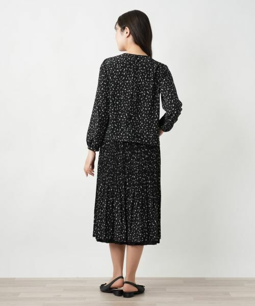 Leilian / レリアン シャツ・ブラウス | プリントクルーネックブラウス【Leilian WHITE LABEL】 | 詳細6