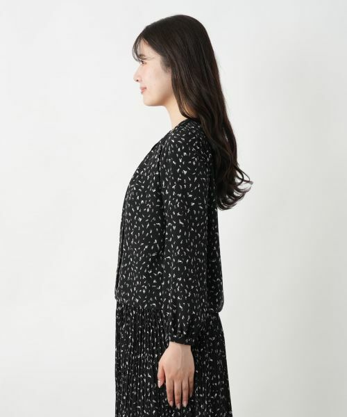 Leilian / レリアン シャツ・ブラウス | プリントクルーネックブラウス【Leilian WHITE LABEL】 | 詳細8