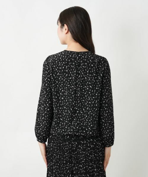 Leilian / レリアン シャツ・ブラウス | プリントクルーネックブラウス【Leilian WHITE LABEL】 | 詳細9