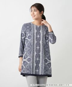 Leilian / レリアン シャツ・ブラウス | ペイズリーブラウス【Leilian WHITE LABEL】