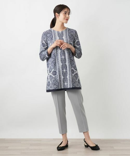 Leilian / レリアン シャツ・ブラウス | ペイズリーブラウス【Leilian WHITE LABEL】 | 詳細1