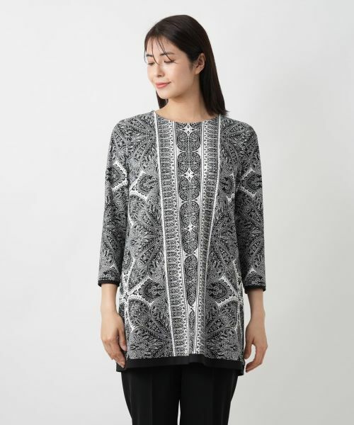 Leilian / レリアン シャツ・ブラウス | ペイズリーブラウス【Leilian WHITE LABEL】 | 詳細7