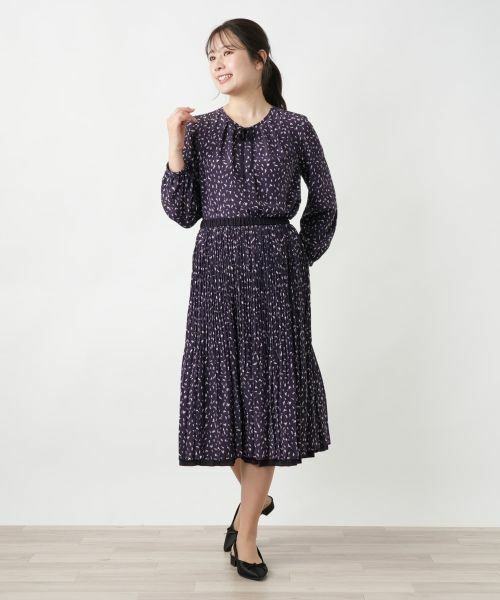 Leilian / レリアン ロング・マキシ丈スカート | リバーシブルプリーツスカート【Leilian WHITE LABEL】 | 詳細1