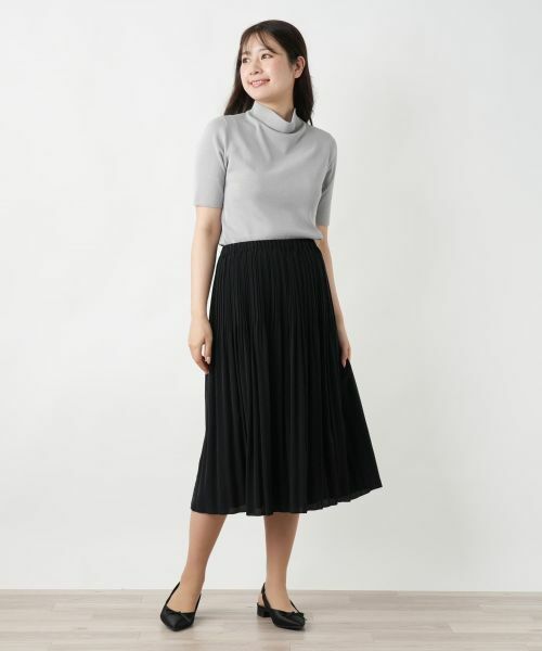 Leilian / レリアン ロング・マキシ丈スカート | リバーシブルプリーツスカート【Leilian WHITE LABEL】 | 詳細10