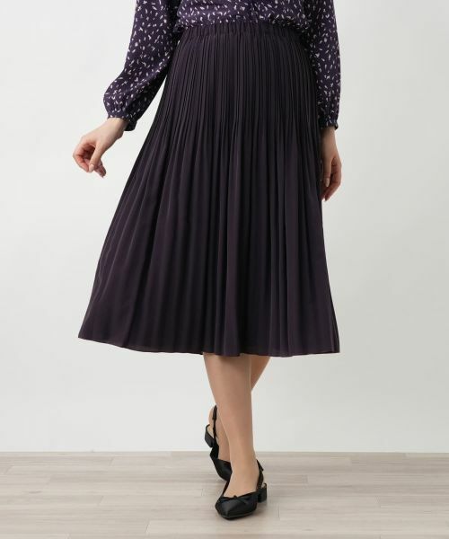 Leilian / レリアン ロング・マキシ丈スカート | リバーシブルプリーツスカート【Leilian WHITE LABEL】 | 詳細5