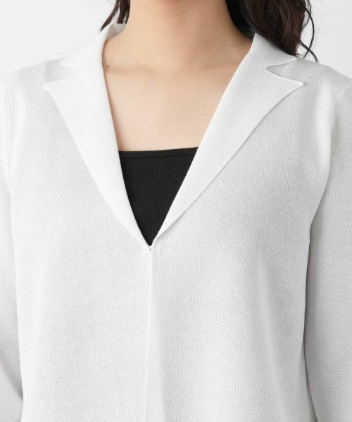 Leilian / レリアン テーラードジャケット | ニットジャケット | 詳細10