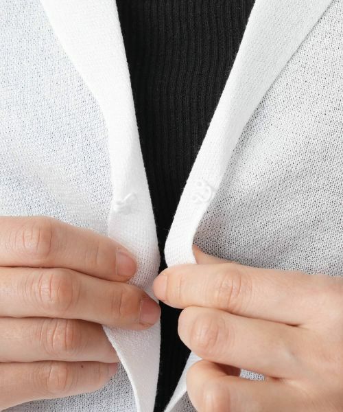 Leilian / レリアン テーラードジャケット | ニットジャケット | 詳細14