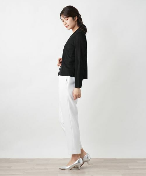 Leilian / レリアン テーラードジャケット | ニットジャケット | 詳細2