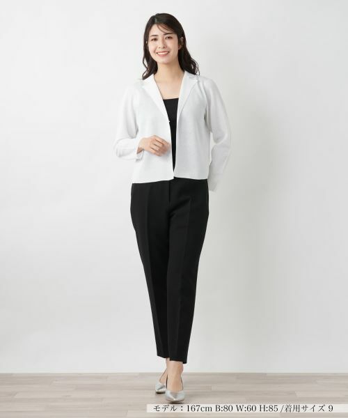 Leilian / レリアン テーラードジャケット | ニットジャケット | 詳細4