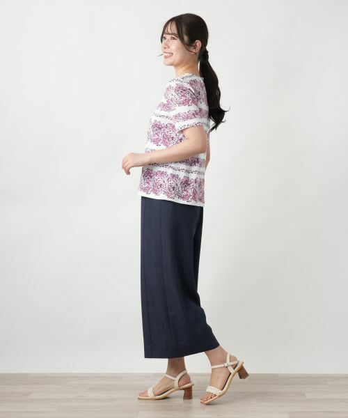 Leilian / レリアン カットソー | ペイズリーカットソー | 詳細2
