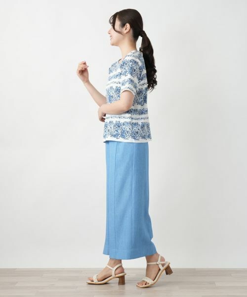 Leilian / レリアン カットソー | ペイズリーカットソー | 詳細5