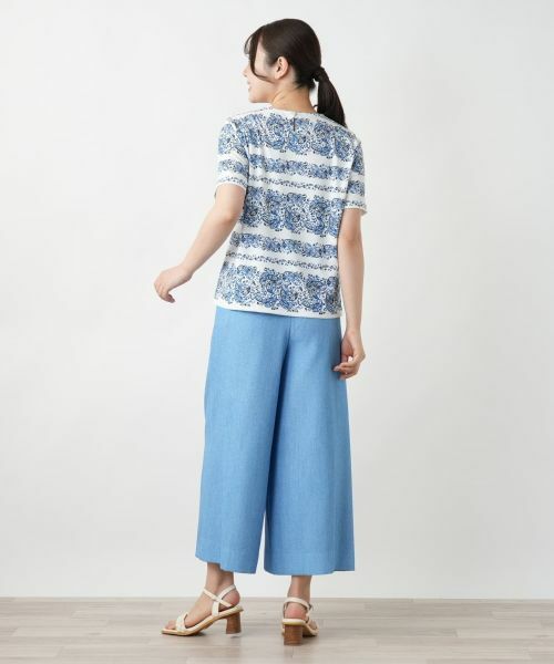 Leilian / レリアン カットソー | ペイズリーカットソー | 詳細6