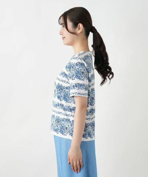 Leilian / レリアン カットソー | ペイズリーカットソー | 詳細8