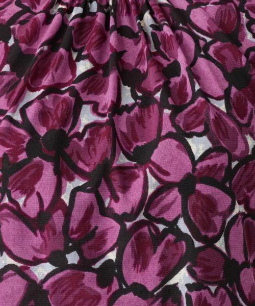 Leilian / レリアン シャツ・ブラウス | フラワー柄クルーネックブラウス | 詳細14