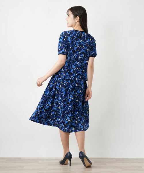 Leilian / レリアン シャツ・ブラウス | フラワー柄クルーネックブラウス | 詳細3