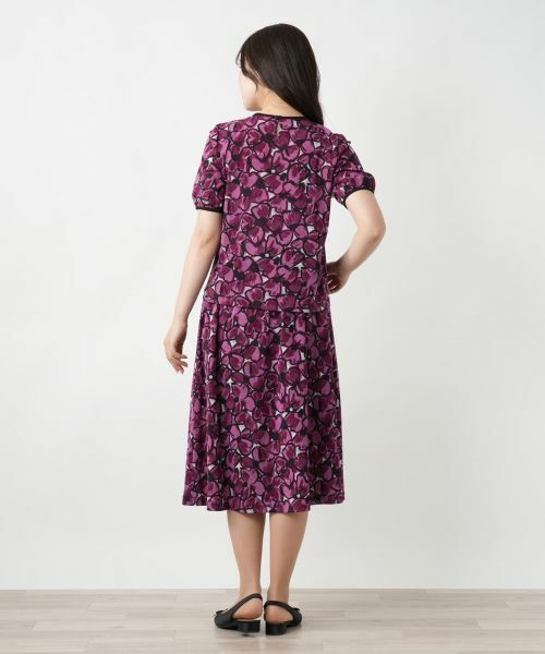 Leilian / レリアン シャツ・ブラウス | フラワー柄クルーネックブラウス | 詳細6