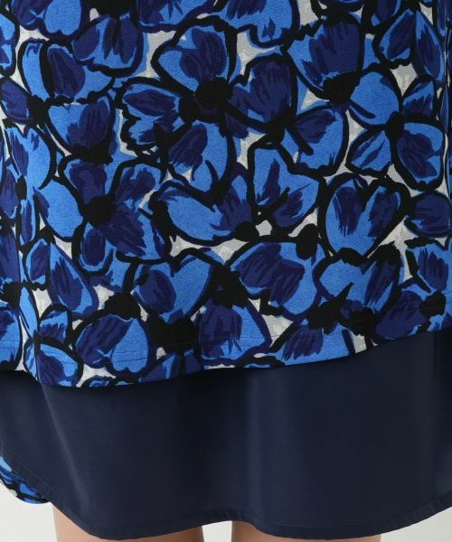 Leilian / レリアン ミニ・ひざ丈スカート | フラワー柄フレアスカート | 詳細12