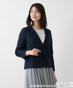 Leilian / レリアン テーラードジャケット | ノーカラージャケット