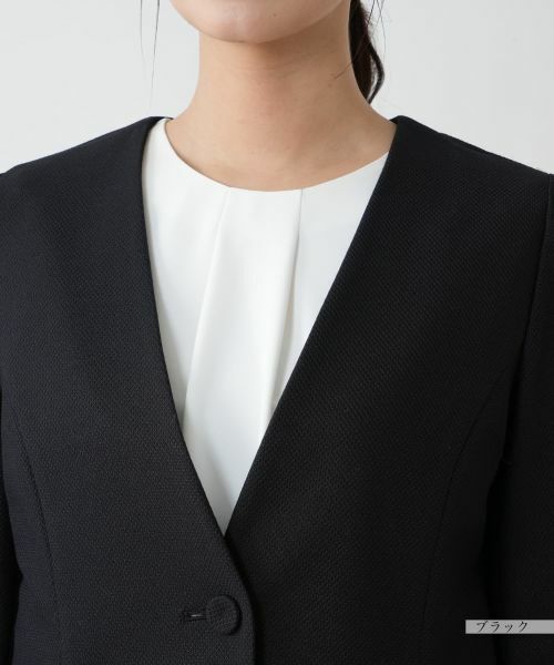 Leilian / レリアン テーラードジャケット | ノーカラージャケット | 詳細10
