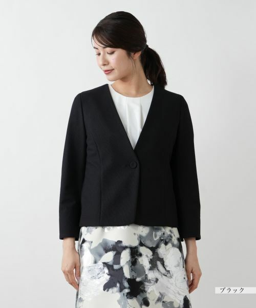 Leilian / レリアン テーラードジャケット | ノーカラージャケット | 詳細7