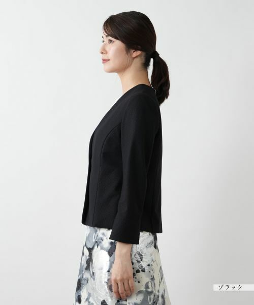 Leilian / レリアン テーラードジャケット | ノーカラージャケット | 詳細8