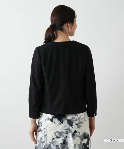 Leilian / レリアン テーラードジャケット | ノーカラージャケット | 詳細9