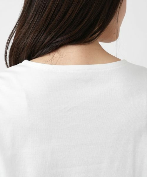 Leilian / レリアン Tシャツ | フラワー刺繍Tシャツ | 詳細11