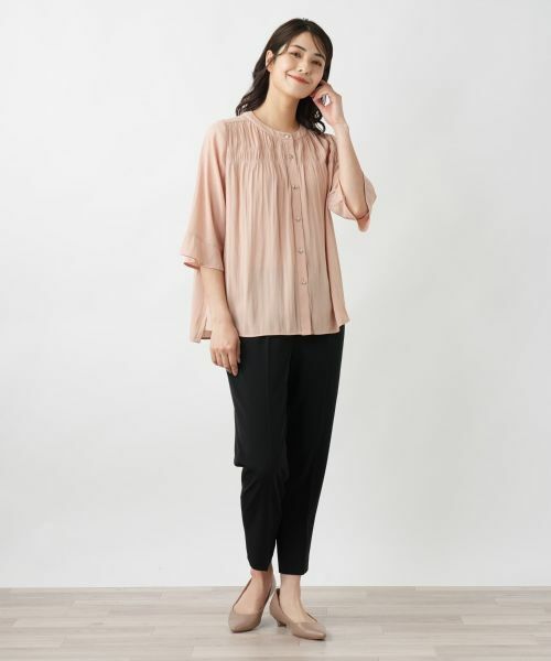 Leilian / レリアン シャツ・ブラウス | ギャザーブラウス【Leilian WHITE LABEL】 | 詳細1