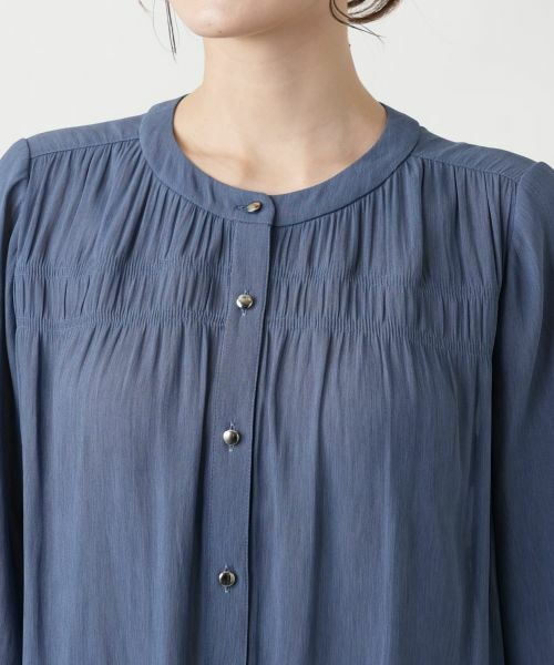 Leilian / レリアン シャツ・ブラウス | ギャザーブラウス【Leilian WHITE LABEL】 | 詳細10