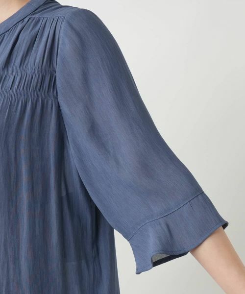 Leilian / レリアン シャツ・ブラウス | ギャザーブラウス【Leilian WHITE LABEL】 | 詳細12