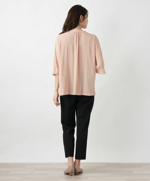 Leilian / レリアン シャツ・ブラウス | ギャザーブラウス【Leilian WHITE LABEL】 | 詳細3