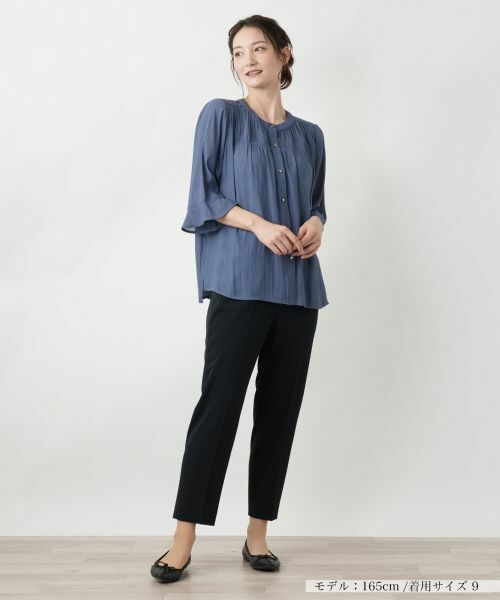 Leilian / レリアン シャツ・ブラウス | ギャザーブラウス【Leilian WHITE LABEL】 | 詳細4