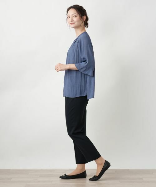 Leilian / レリアン シャツ・ブラウス | ギャザーブラウス【Leilian WHITE LABEL】 | 詳細5