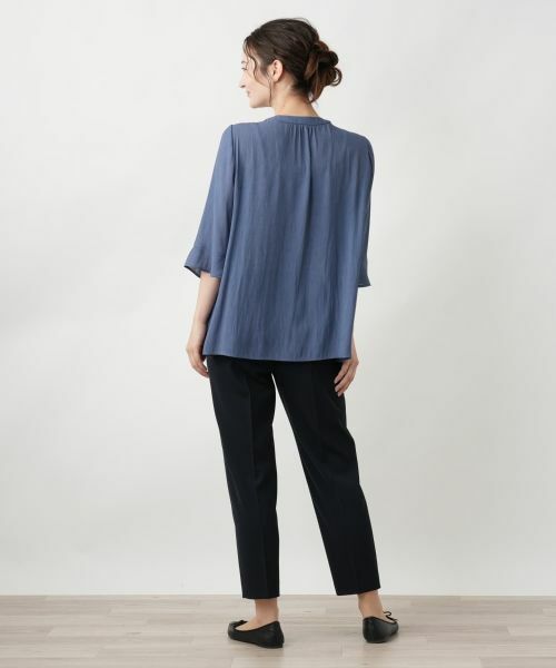 Leilian / レリアン シャツ・ブラウス | ギャザーブラウス【Leilian WHITE LABEL】 | 詳細6