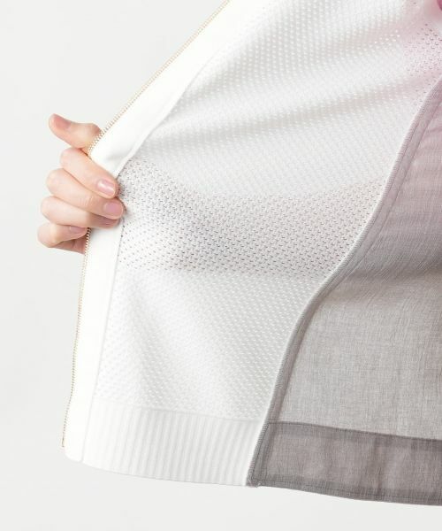 Leilian / レリアン テーラードジャケット | フード切替ベスト | 詳細11